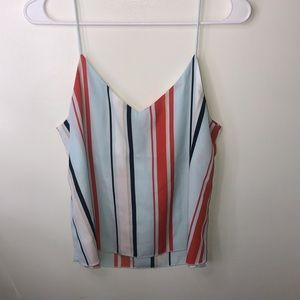 ♡︎ Forever 21 ♡︎ Colorful Striped Flowy Tank Top